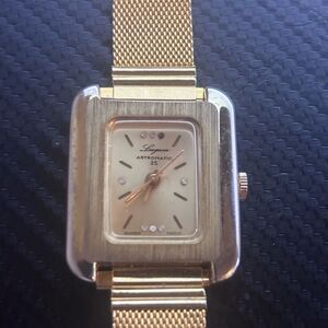 Vintage Longine Astromatic 2 Ladies’ Watch – Gold-Toned